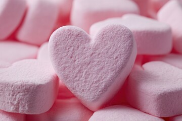 Obraz premium Core of pink marshmallows