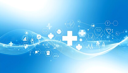 Medical technology abstract background