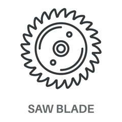Simple Saw Blade Design Icon, Simple Style Design Inspiration For Any Logos Interface And Purpose