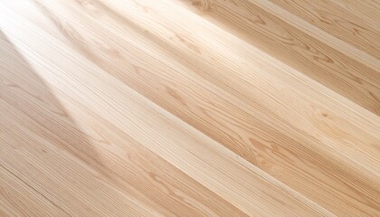 Oak wood surface, empty and neatly textured, diffused sunlight, airy vibe for lifestyle or organic product display