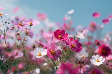 Obraz premium Cosmos flowers are widely cultivated in Vietnam