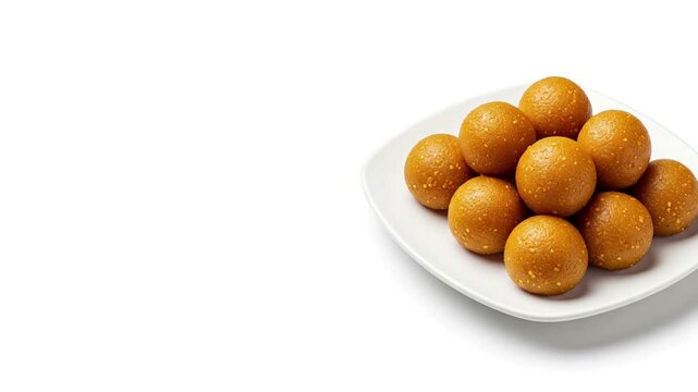 laddu on a plate