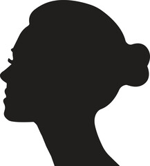 Girl Silhouette Vector Illustration