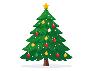 christmas tree isolated