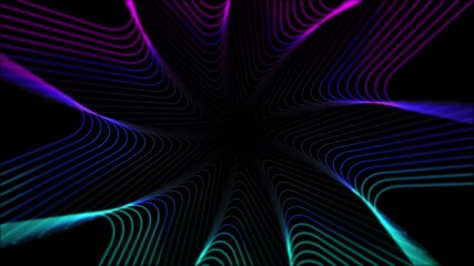 A vibrant neon starburst abstract design perfect for backgrounds, posters, or digital art with a modern and energetic feel. - Powered by Adobe