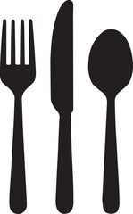 set of kitchen knives