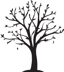 Stylized tree illustration with vibrant color palette