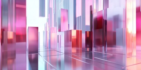 wallpaper, symbol futuristic display of geometric shapes seamlessly transitioning between different forms