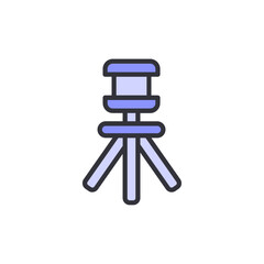 Stylized Icon Depicting Water Treatment Or Filtration System Device