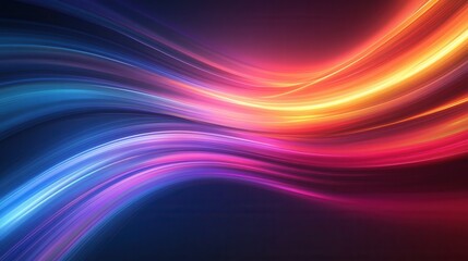 Smooth curved line vector background