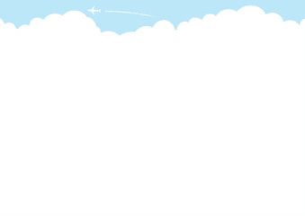 夏空のシンプルな背景