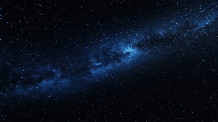 Starry night sky galaxy