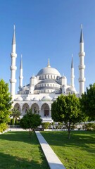 Mosque in a park