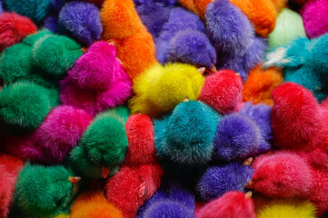 colorful chicks, colorful animals background