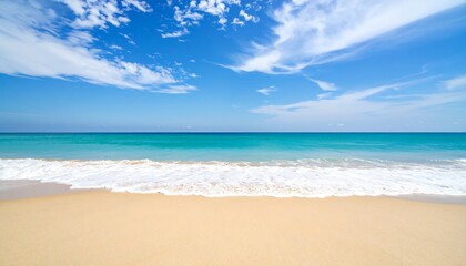 Fototapeta premium Tropical beach scene, sunny day