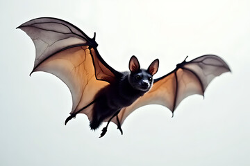 Bats fly at night