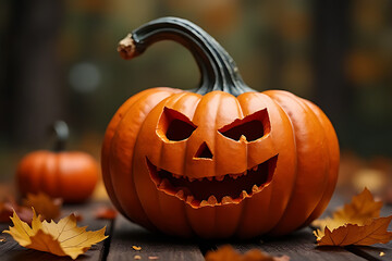 Ghoulish Pumpkin Face Outdoor