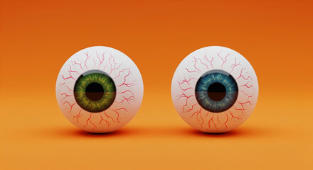 Creepy eyeballs halloween decoration scary eyeball prop green eye blue eye spooky halloween party decoration