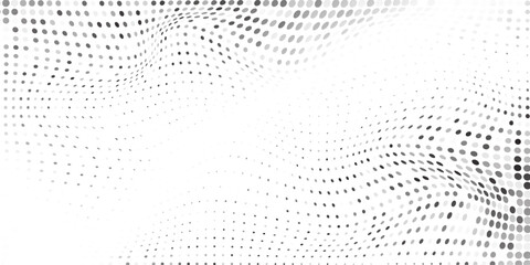 Vector mesh halftone gradient texture. Vanishing polka dot simple abstract modern