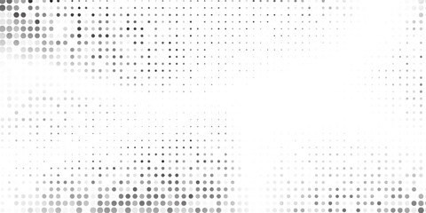 Modern mesh halftone gradient texture. Vanishing polka dot vector abstract simple modern