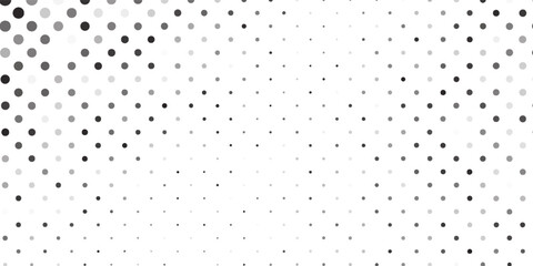 Modern halftone gradient texture. Vanishing polka dot illustration abstract design