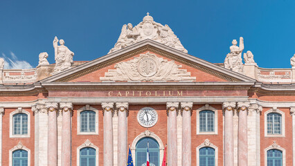 The Capitole de Toulouse timelapse showcases the historic city hall. France