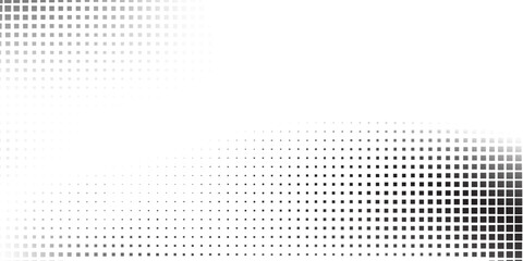 Simple mesh halftone gradient texture. Vanishing polka dot abstract modern art