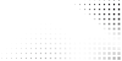 Simple mesh halftone gradient texture. Vanishing polka dot abstract