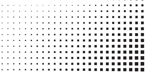 Dotted abstract halftone gradient texture. Vanishing polka dot simple art design abstract
