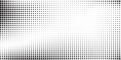 Dotted abstract halftone gradient texture. Vanishing polka dot simple
