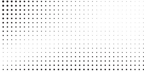 Dot rectangkle mesh halftone gradient texture. Vanishing polka dot abstract simple vector