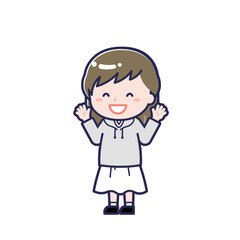 私服の大人／ななめ／女性 11