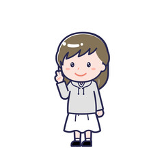 私服の大人／ななめ／女性 14