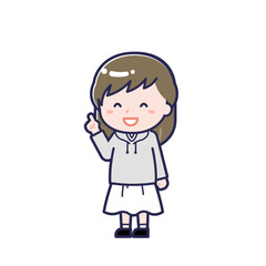 私服の大人／ななめ／女性 13