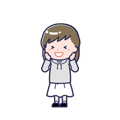 私服の大人／ななめ／女性 21