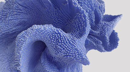 3D banner wallpaper of technological structures with natural rock shapes