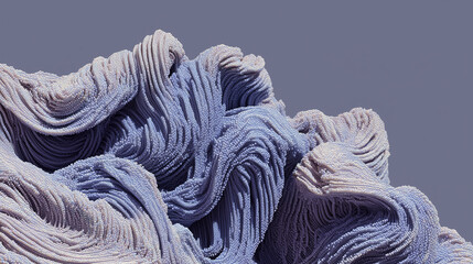 Abstract blue 3D wallpaper