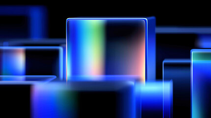 abstract background with glowing lights