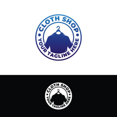 Silhouette Of Clothes Logo Design Inspiration