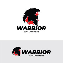 Silhouette Of Warrior Logo Design Inspiration