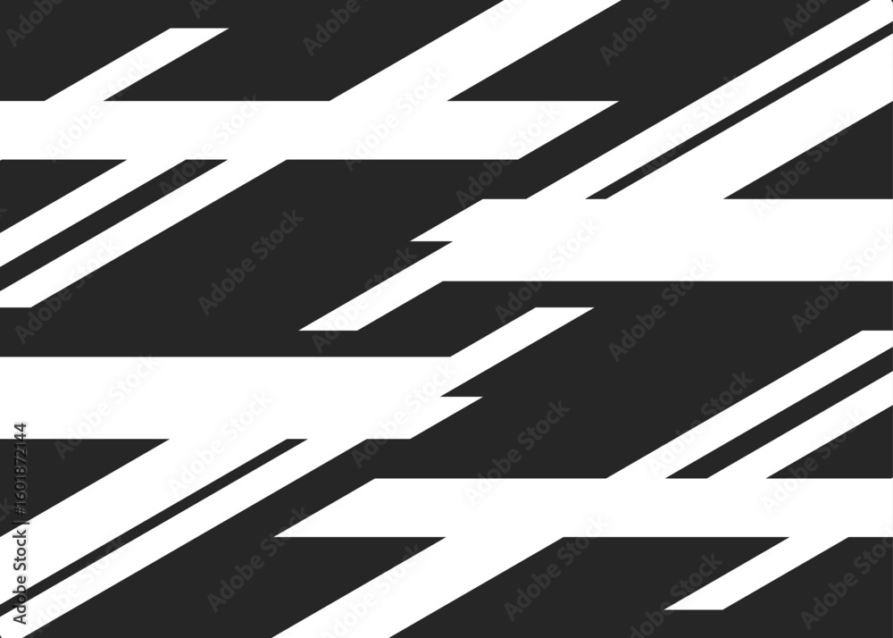Aufkleber Abstract background with some random geometric lines and with some copy space area