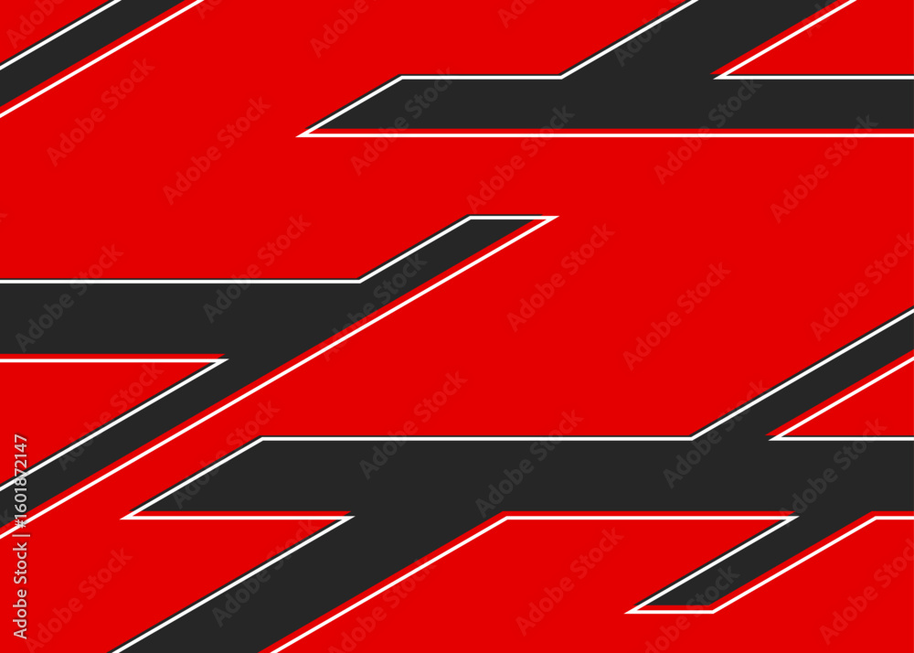 Aufkleber Abstract background with some random geometric lines and with some copy space area