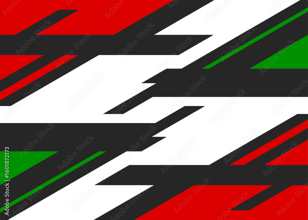 Poster abstract background with some colorful geometric lines and with some copy space area