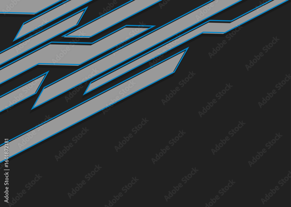Aufkleber Simple background with some random stripes pattern and with some copy space area