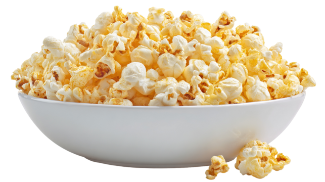 Several open large paper bags with snack popcorn puffed corn popping corn, international