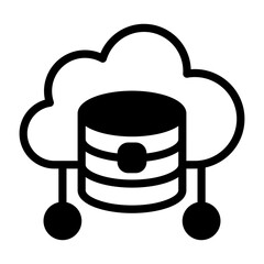 Big Data Semi Solid Icon Style
