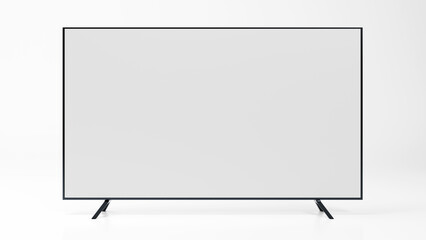 Front View Flat Screen TV Mockup