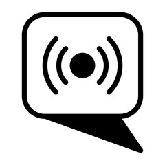 Signal Semi Solid Icon Style