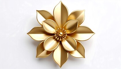 Golden flower, elegant design