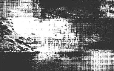 Abstract pattern of black and white dots and lines vector